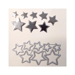 Stars Metal Cutting Dies Stencil Scrapbooking DIY Album Stamp Paper Card for Handmade Greeting Cards Embossing Decor Craft 85LC