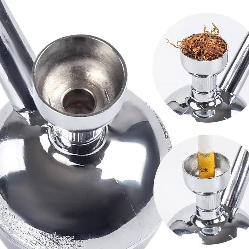 Description Picture 5 of itemMicrofilter water Smoking Pipe For 8mm cut tobacco Healthy Smoke filter Pipe Portable Reduce Tar Cigarette Holder Gift for Men