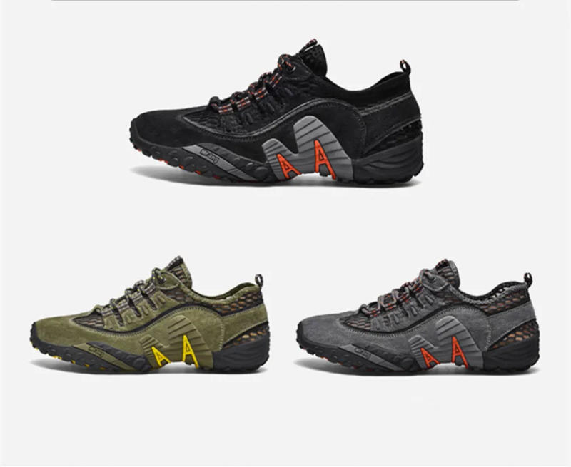 Description Picture 4 of itemMen Hiking Shoes Mesh Breathable For Men SoftSport Shoes Men Sneakers Outdoor Climbing Shoes