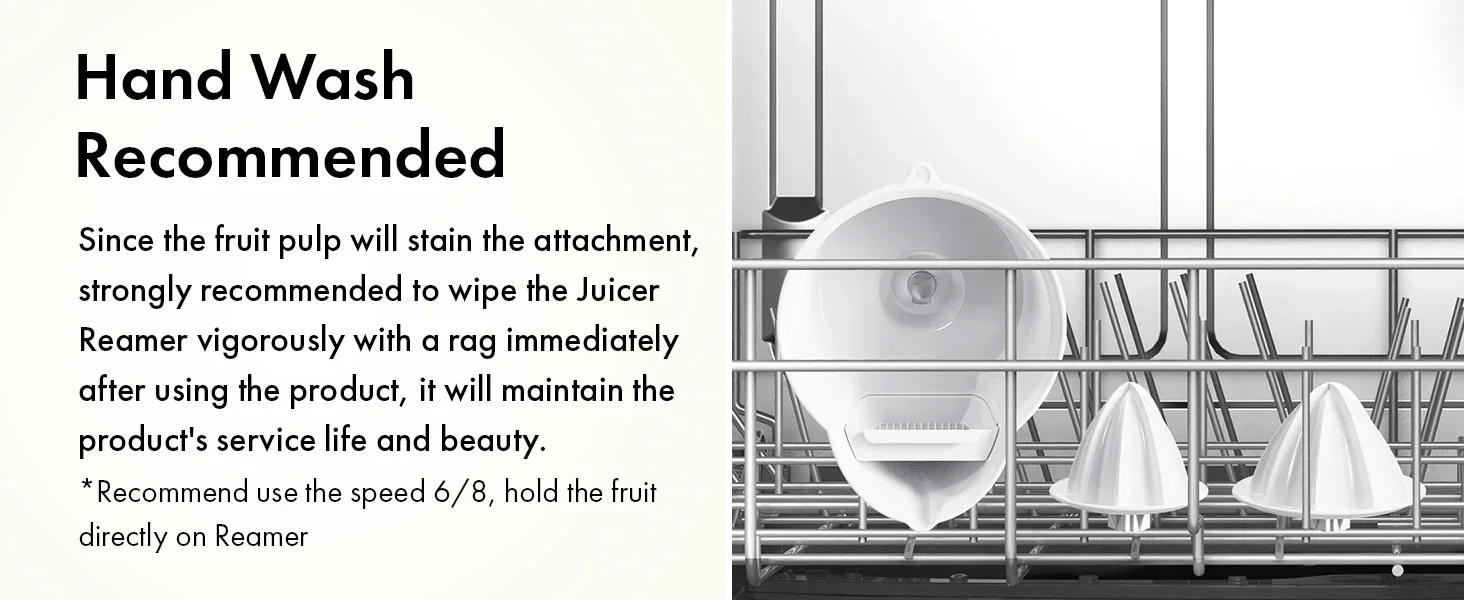 Description Picture 5 of itemFor Kitchenaid Stand Mixer Citrus Juicer Attachment Accessories Juicer Attachment  with 2 Size Reamer