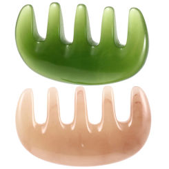 Massage Comb Guasha Scraping Scalp Comb Handheld Head Massager Tool Gua Sha Meridians Comb Head Caring Relaxation