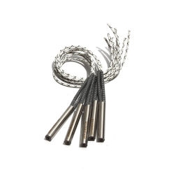 5pcs/lot 316 Stainess Steel 6x30/40/45/50/55mm 12/24/36/48V Single Head Heater Pipe 25W-45W for Injection Mechine