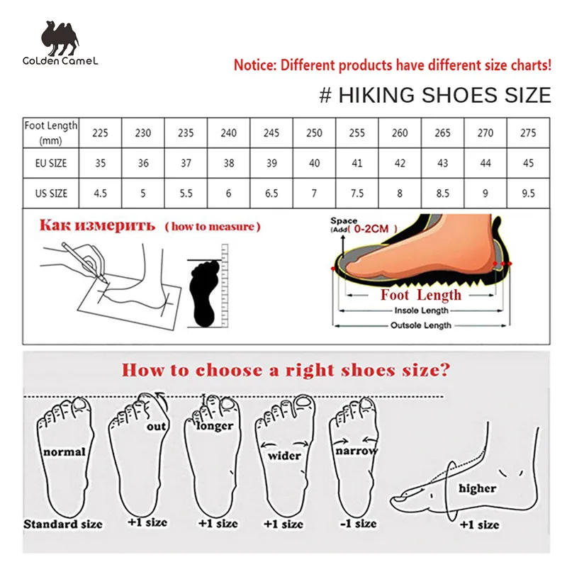 Description Picture 2 of itemGOLDEN CAMEL Outdoor Hiking Shoes Men and Women Sneakers Breathable Running Sports Shoes for Men Mesh Casual Shoes Lightweight