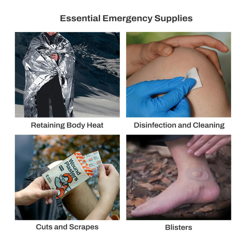 Description Picture 6 of itemRhino Rescue Portable Compact First Aid Kit Waterproof For Minor Cuts Scrapes Sprains Burns Ideal For Home Car Travel Camping