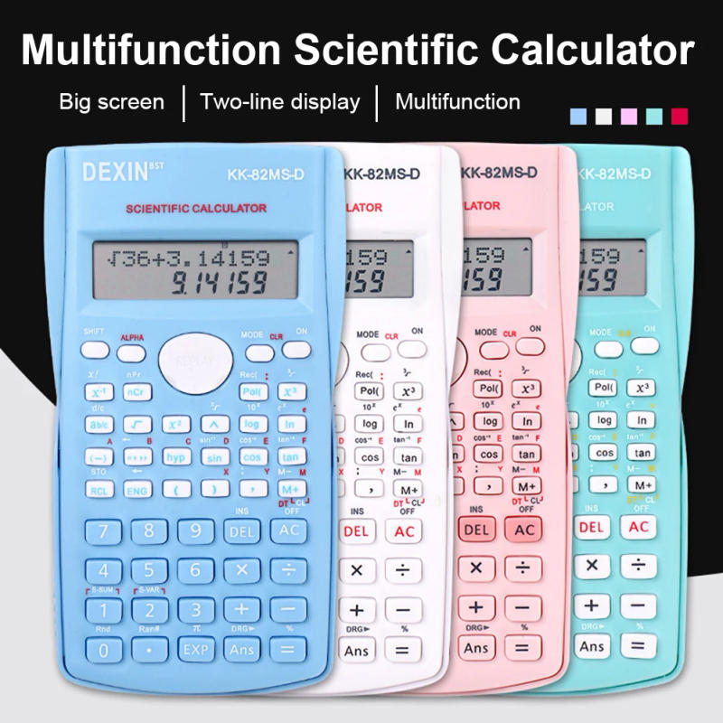 Description Picture 6 of itemDigital Engineering Scientific Calculator 240 Functions 82MS Statistics for Business Study Student Stationary Calculate Supplies
