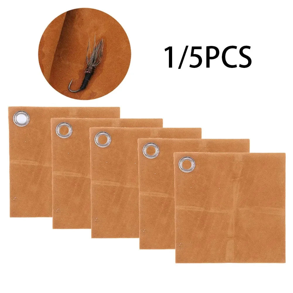 Description Picture 2 of itemfishing Flies Dryer Fly Drying Patch Water Absorbing Cloth Hand Dryer 9x9cm Fishing Line Cleaner Pesca Iscas Tackle Accessories