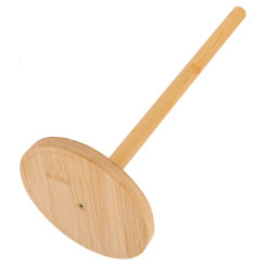 Bamboo Paper Towel Holder Kitchen Household Lazy Rag Solid Wood Bracket Creative Punch- Vertical Storage Shelf Stand