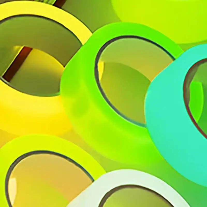 Description Picture 6 of item10m Luminous Colorful Sticky Ball Tape Decompression Ball Tape Funny Decorative Colored Ball Tape Toys Funny Gift For Kids Adult
