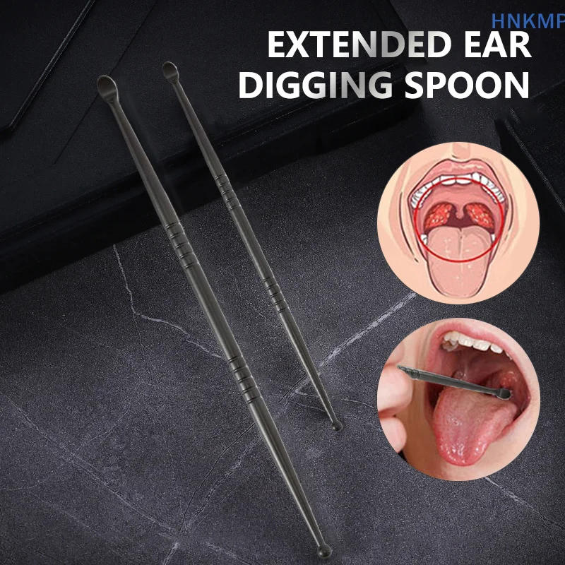 Description Picture 4 of item1pcs Tonsil Stone Removal Ear Wax Remover Stainless Steel Remover Mouth Cleaning Care Tools Tonsil Stone Remover Health Care