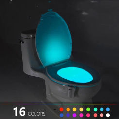 Body Sensing Automatic Led Motion Sensor Night Lamp Toilet Bowl Bathroom Light Waterproof Backlight For Wc Toilet Light