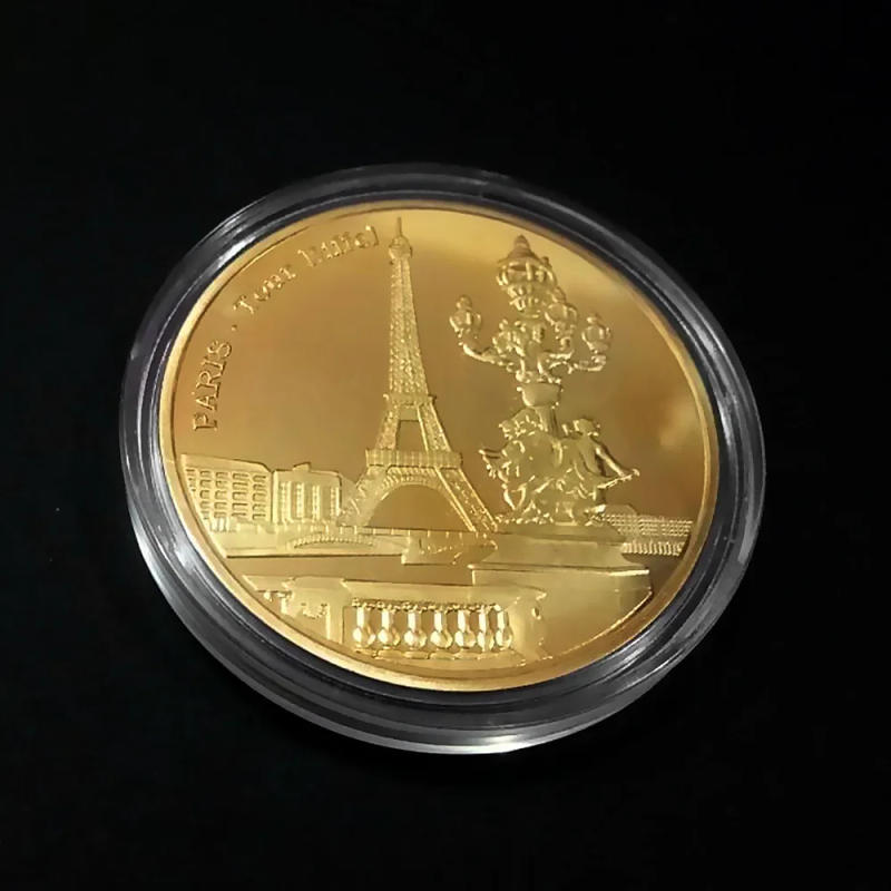 Description Picture 6 of itemParis Eiffel Tower Coin Collection Travel Collection Commemorative Coins Commemorative Coins Non-currency
