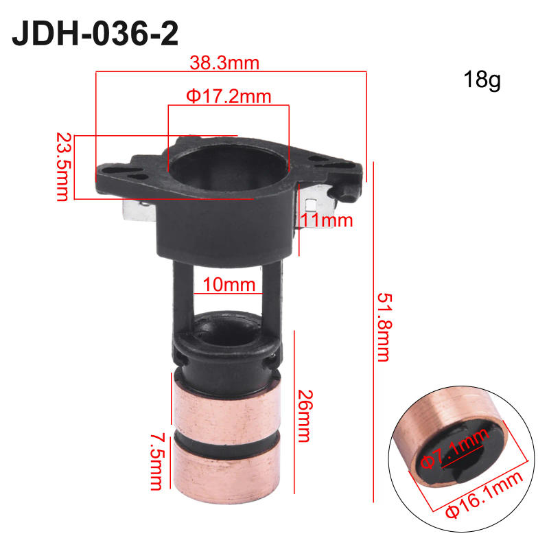 Description Picture 4 of itemMotor Repair Generator Collector Slip Ring Wear-Resistant Collecting Ring Electric Motor Accessory High-Quality Copper Material