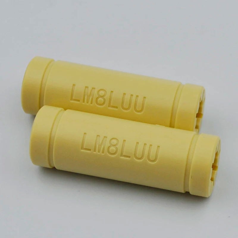 10Pcs Solid Polymer LM8LUU Linear