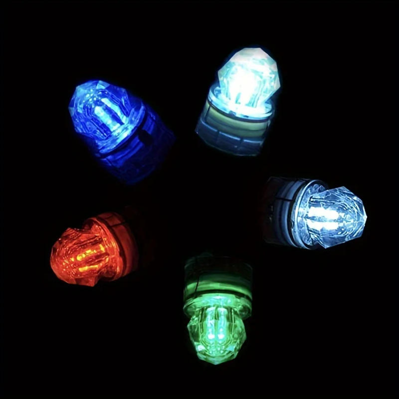 Description Picture 3 of item10 pieces of LED fishing lights, underwater deep throw light, waterproof diamond tube, underwater color fishing lure