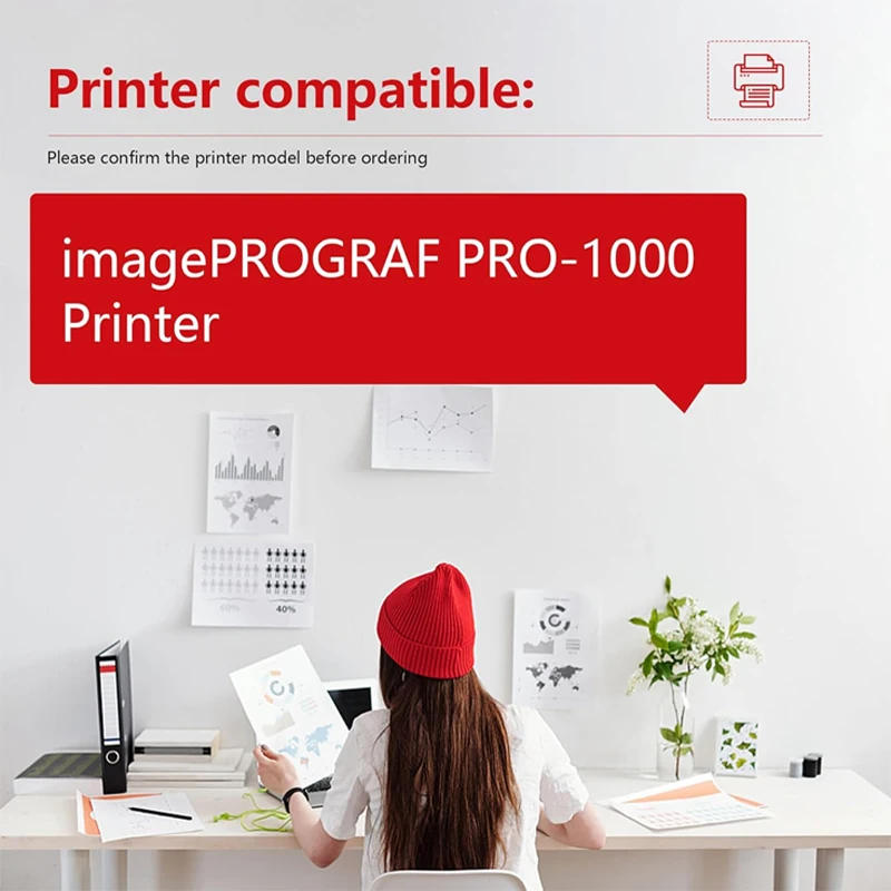 Description Picture 5 of itemFor Canon PFI 1000 Compatible Ink Cartridge With Chip Pigment Ink For Canon imagePROGRAF PRO-1000 PRO1000 Printer Ink Tank