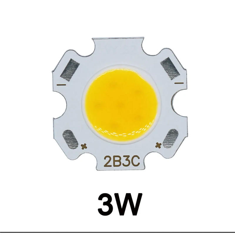 Description Picture 2 of item20pcs High Power LED COB Light Bulb 250mA 20MM Ra≥70 3W 5W 7W 10W Warm LED Source Chip Light Lamp SpotLight Downlight Lamps DIY