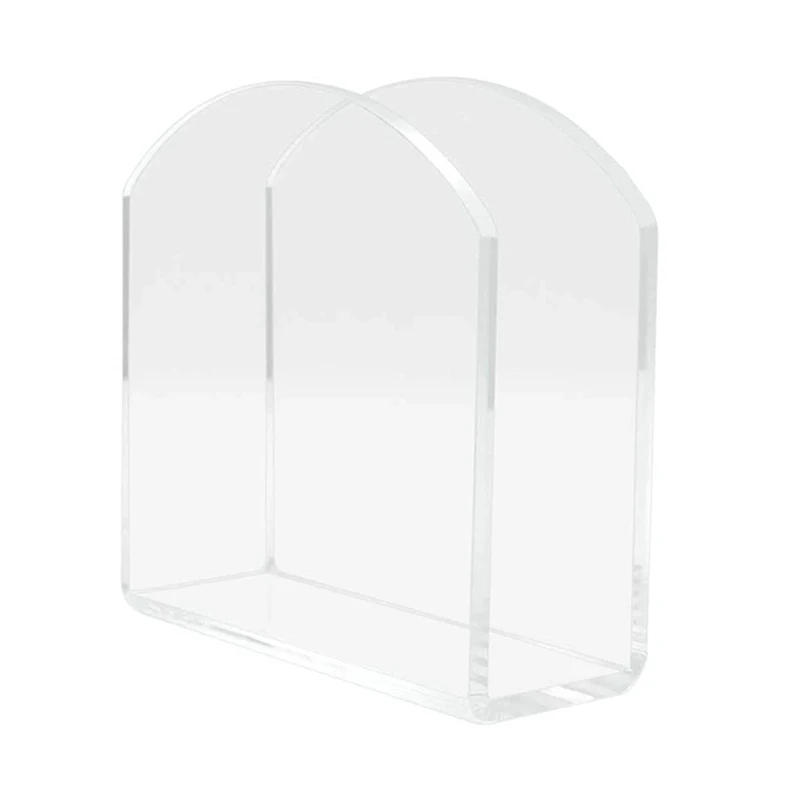 Description Picture 4 of itemClear Acrylic Napkin Holder Paper Serviette Dispenser Decorative Tissue Rack Box For Home Bar Hotel Dining Table Kitchen