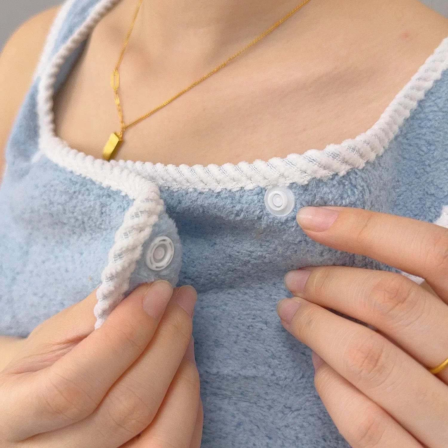 Description Picture 5 of itemWomen's Wearable Bath Towel With Pocket Soft Absorbent Drying Towels Dress Multi-color Bathrobes Wash Clothing Shower Bath Towel