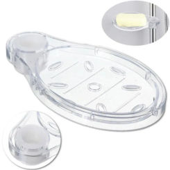 Plastic Shower Rail Soap Dish Box Soap Holder Soap Pallet Shower Rod For For Riser Slide Rail Shower Bathroom Tray Accessories