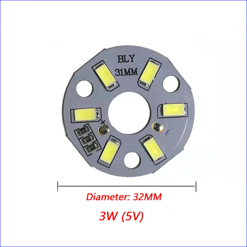 Description Picture 5 of item1PCS DC5V Dimmable LED Chips 5730 SMD LED Lamp 1W 3W 5W 10W LED Light Beads White Warm White Soldering 2M Light Adjust Switch.