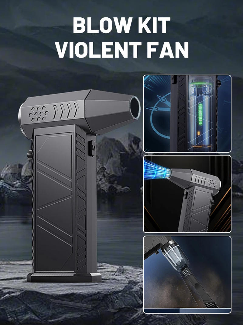 Description Picture 3 of itemViolent Fan 350000RPM Powerful Air Blower Vacuum Dust Cleaner Charging Strong Winds 58m/s Brushless Turbo Jet Blower Dry