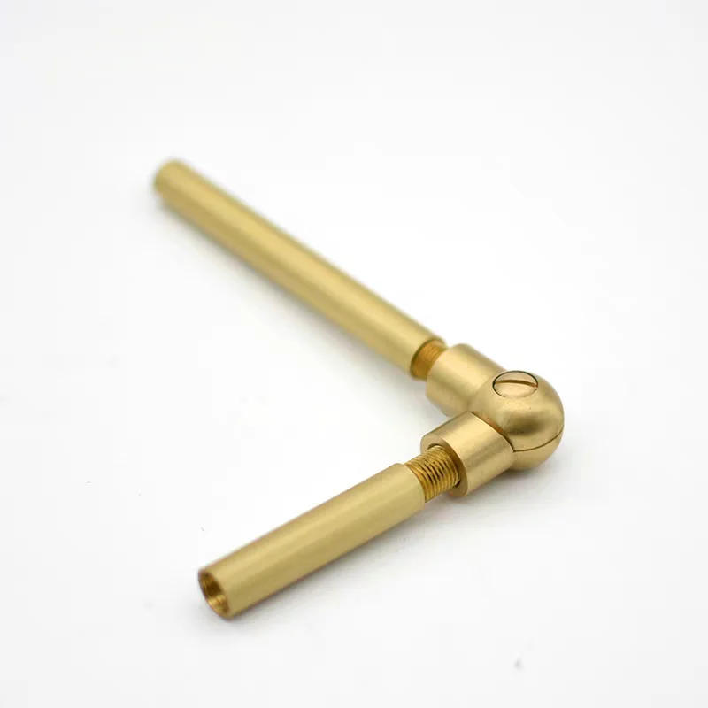 Description Picture 6 of itemCopper inner tooth straight tube M10 pendant lamp with tooth hollow extension pole lighting accessories DIY Brass Pipe