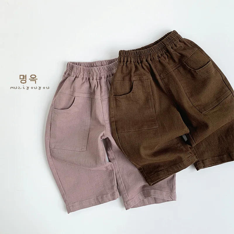 Description Picture 6 of itemMen's and Women's Casual Outerwear Pants for Spring 2025, Children's Pants for Children, Korean New Clothing