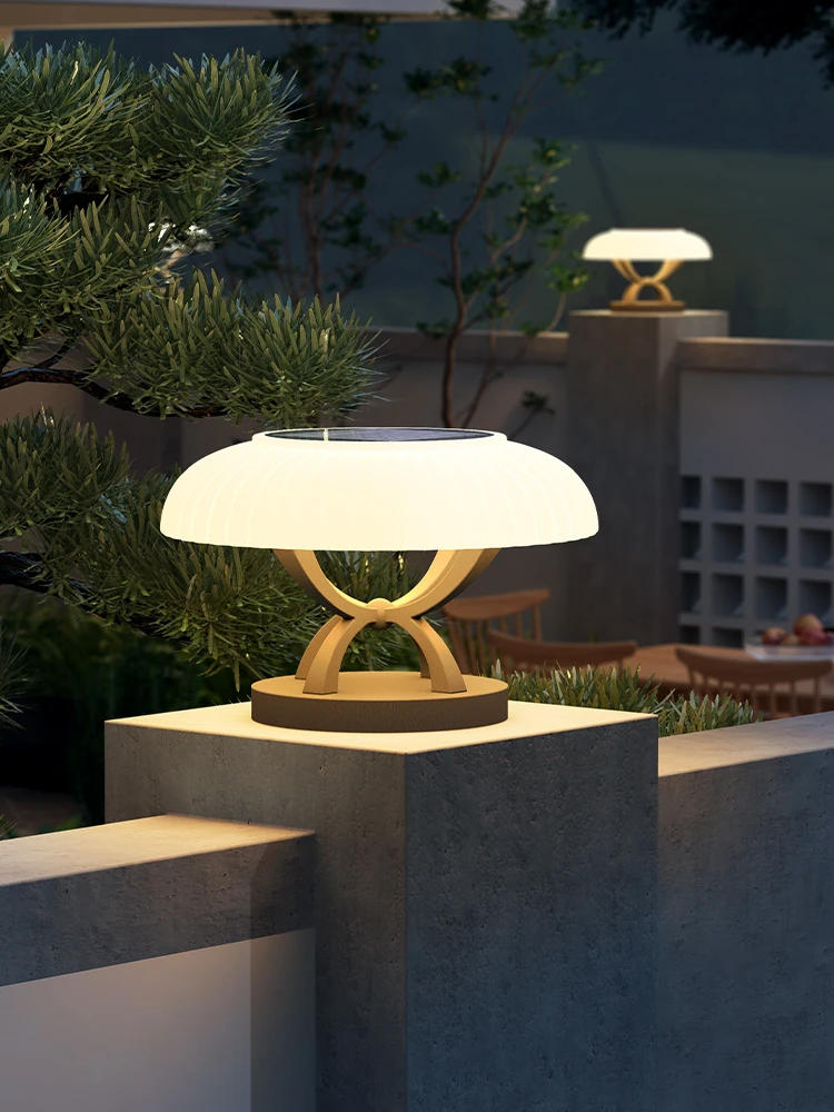 Description Picture 3 of itemWaterproof IP65 Outdoor Solar Light Exterior Garden Decoration Led Lamp Square Pillar Lights Street Lamp Lampara Solar