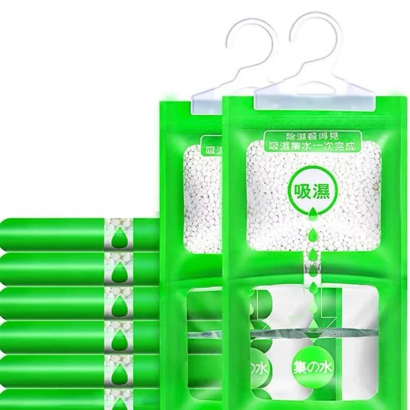 Description Picture 2 of item5/3/1PCS Moisture Absorber Hanging Bag Home Bedroom Wardrobe Anti Damp Mildew Drying Bag Home Closet Dehumidifier Humidity Packs