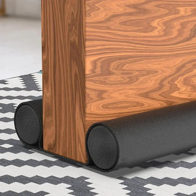 Description Picture 2 of item93cm Waterproof Seal Strip Draught Excluder Stopper Door Bottom Wind Sweep Stopper Door Bottom Guard Double Protector Doorstop