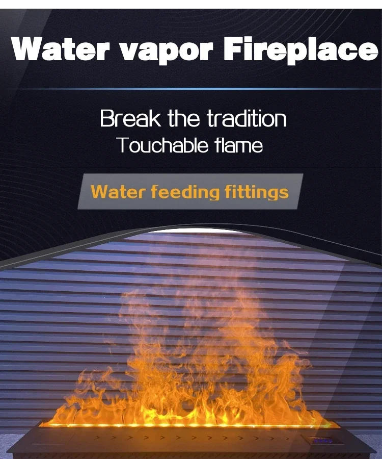 Description Picture 2 of itemSteam FireplaceHigh-end TV Background Wall Decoration Flame Fireplace High Craft Technology Defines The New Electric Steam Firep