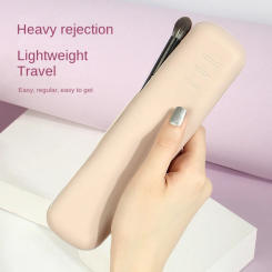 Makeup Bag Makeup Brush Pouch Cosmetic Organizer Travel Brush Silicone Brush Holder Bag Makeup Pouch Makeup Storage Case