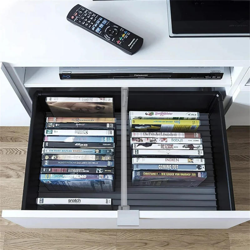 Description Picture 6 of item1/4/6pcs Drawer Dividers Organizers Adjustable Clear Plastic Drawers Separators for Clothing, Kitchen Utensils and Makeup Office