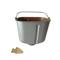 Household bread machine accessories bread bucket and bread machine liner bucket food grade non-stick coating + mixing knife
