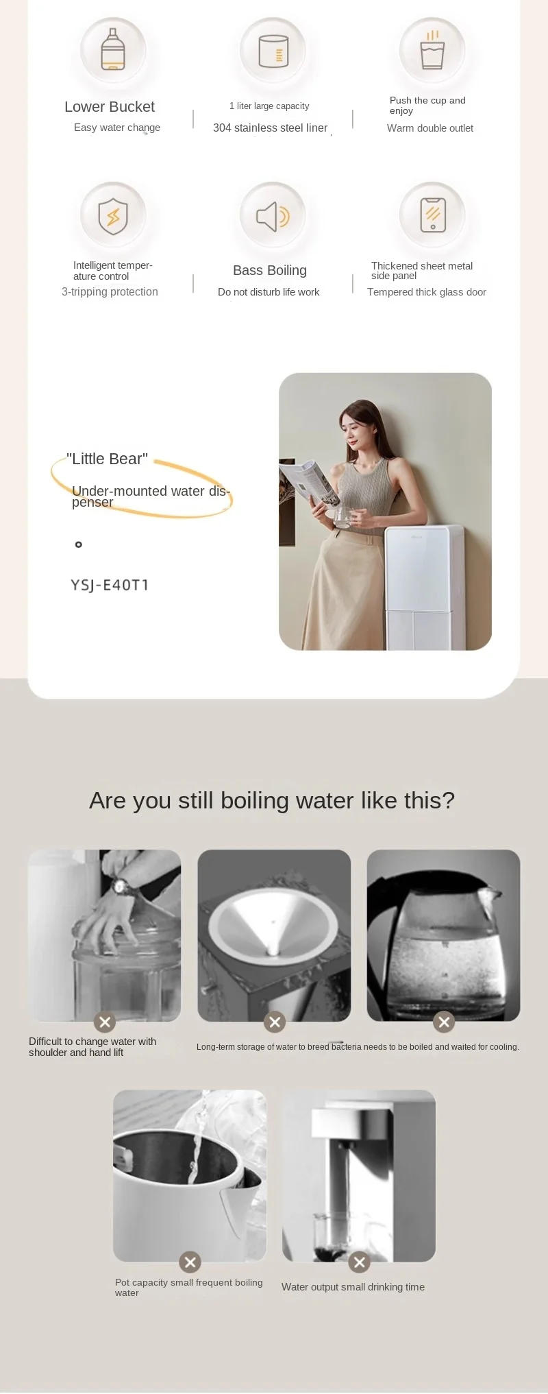 Description Picture 3 of itemTop Quality Water Dispenser with Automatic Cooling and Heating Function, Best for Home and Office