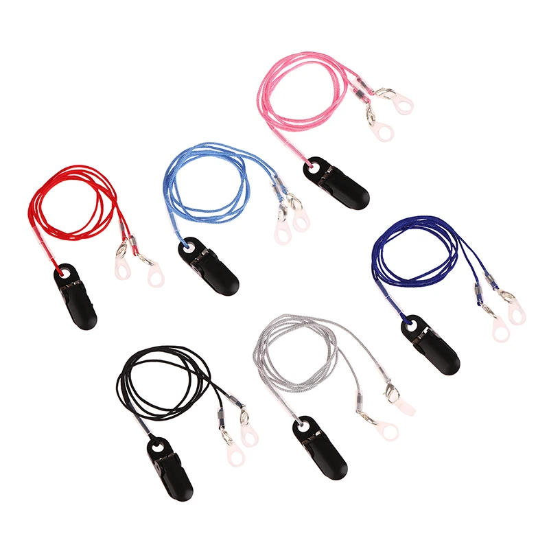 Description Picture 4 of itemHearing Aids Clip Holder Transparent 2 Rings Anti-Lost Lanyard Safety Behind The Ear Hearing Aids Accessory For Children Adult