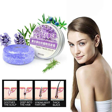 Purple Shampoo Bar For Gray Hair, Natural Herbal Purple Rain Shampoo Bar Anti Itch Hair Loss Nourishing Hair Refreshing Shampoo