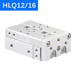 HLQ12/16X10/20/30/40/50/75/100/AS/AF/A/BA/BF/B High Quality Pneumatic Guide Rail Precision Slide Cylinder