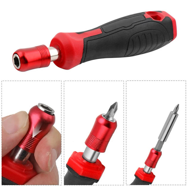 Description Picture 5 of item1pc 1/4'' Hex Screwdriver Handle Magnetic Screw Driver Bits Holder Self-Locking Adapter For Screwdriver Bits Socket Wrench Tools