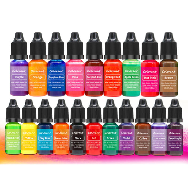 Description Picture 2 of item20Pcs Candle Color Dye Candle Making Dye Candles Pigment Dye Colors DIY Handmade Soap Candles Making 10ml Liquid Bath Colorant