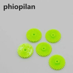 100pcs 30T 1.8b 0.5 modulus 1.85mm Aperture 30 Teeth Hexagon gear Single Plastic Model Gear Toy Car Motor Gearbox