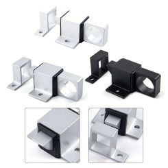 Aluminum Alloy Security Automatic Window Gate Lock Pull Ring Spring Balcony Bounce Door Bolt Latch BSASH Door Spring Bounce Lock