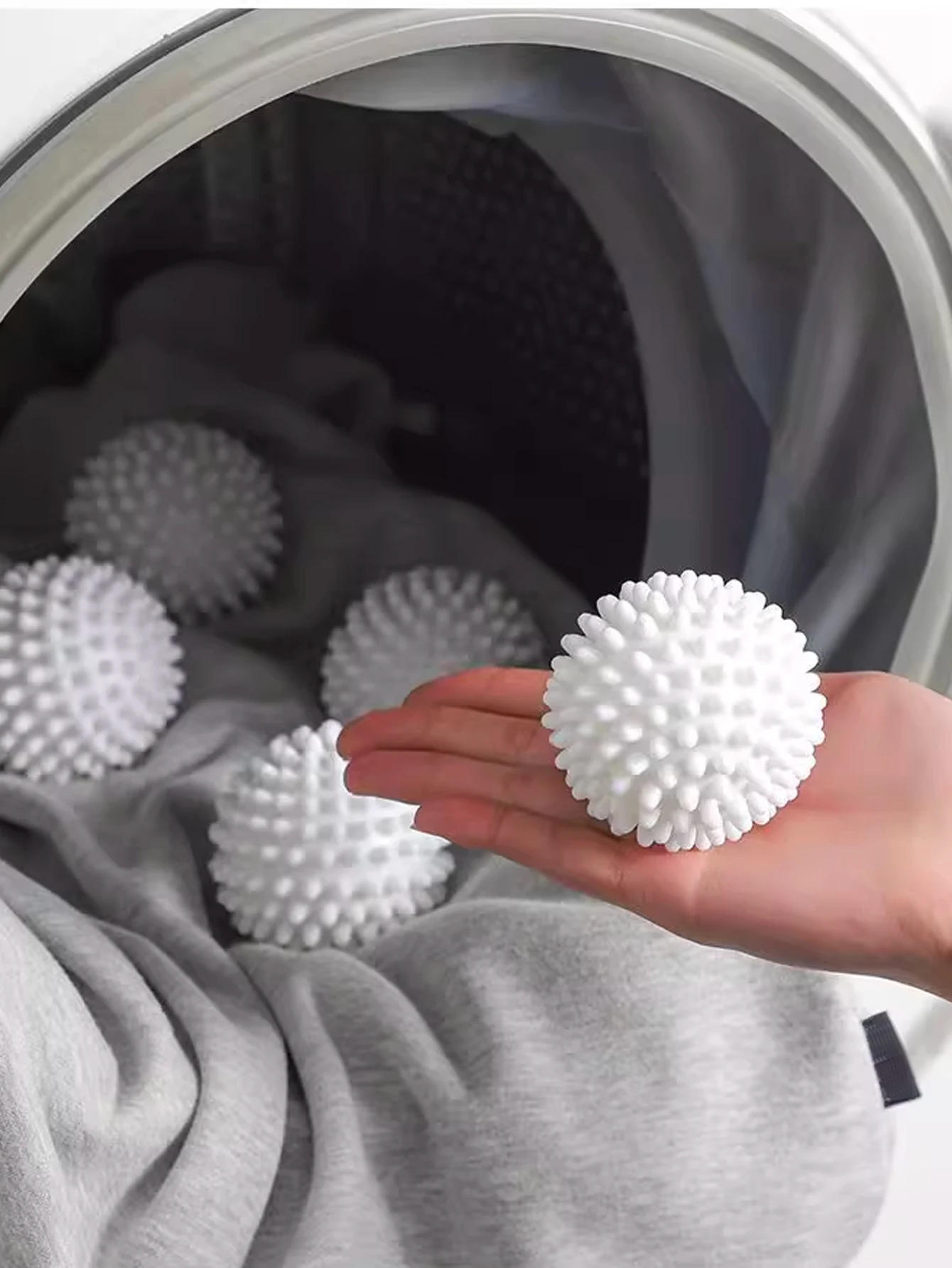 Description Picture 5 of itemLaundry Ball Reusable PVC Anti Wrap Fabric Softener Stain Removal Dryer Balls Washing Machine Cleaning Household Accessories