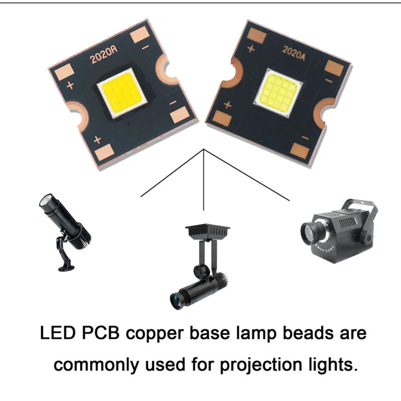 Description Picture 5 of itemHigh Power Brightness LED Chip 60W DC12V Beads Lighting Lamp PCB Tube Lamp Substrate Copper DIY Automotive Headlights Projector