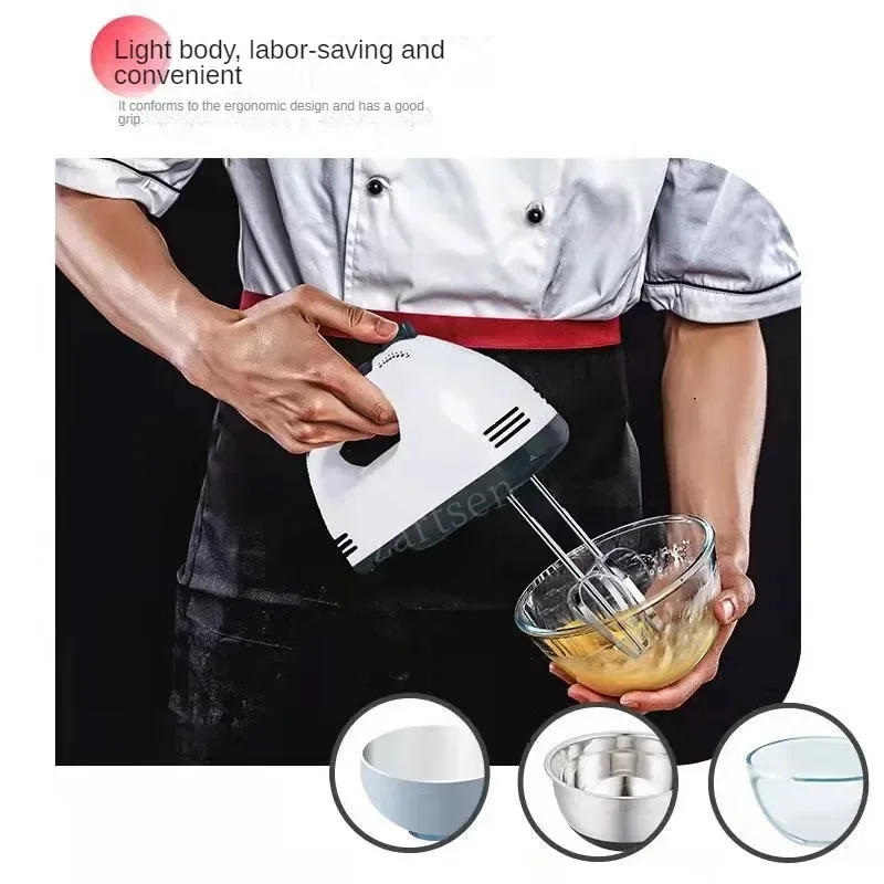 Description Picture 5 of itemElectric Beater Portable Cream Blender Handheld Automatic Milk Egg Cream Cake Mixer Household Electric Milk Frother for Kitchen