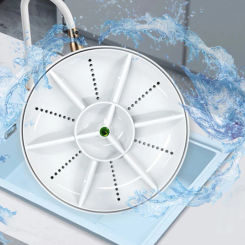 Portable Ultrasonic Dish Washer Deep Cleaning Mini Fruit Vegetable Washer Cordless Ultrasonic Dishwasher for Household Kitchen