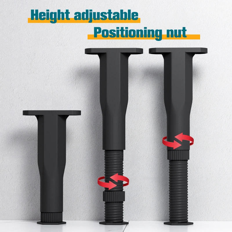 Description Picture 6 of itemTelescopic Adjustable Reinforced Plastic Furniture Leg Sofa Leg Bed Bottom  Bed Leg Bed Beam Support Foot Load Bearing Bracket