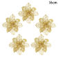 5pcs gold flower