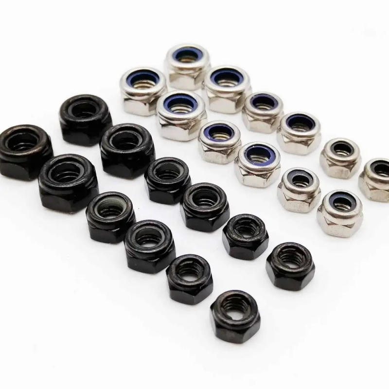 Description Picture 6 of item10pcs 304 Stainless Steel Self-locking Nut M2 M3 M4 M5 M6 Hex Nylon Locknut Hardware Accessory Black Silver Insert Lock Nut