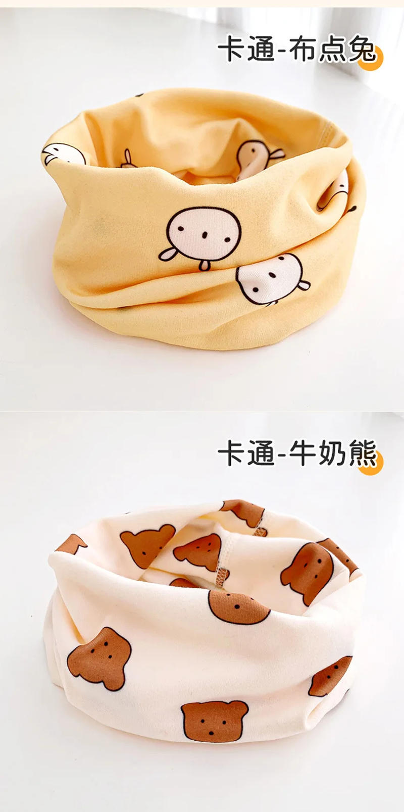 Description Picture 6 of item0-12years Winter Kids Scarf Cotton Children Warmer Neck Scarf Baby Neckerchief Cute Scarf Soft Neck Collar Children´s Scarves